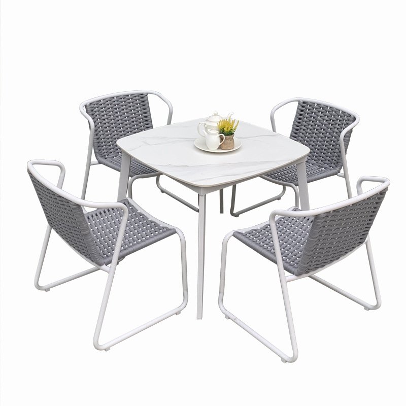 Woven Dining Chairs Set Of 4 - Image 6