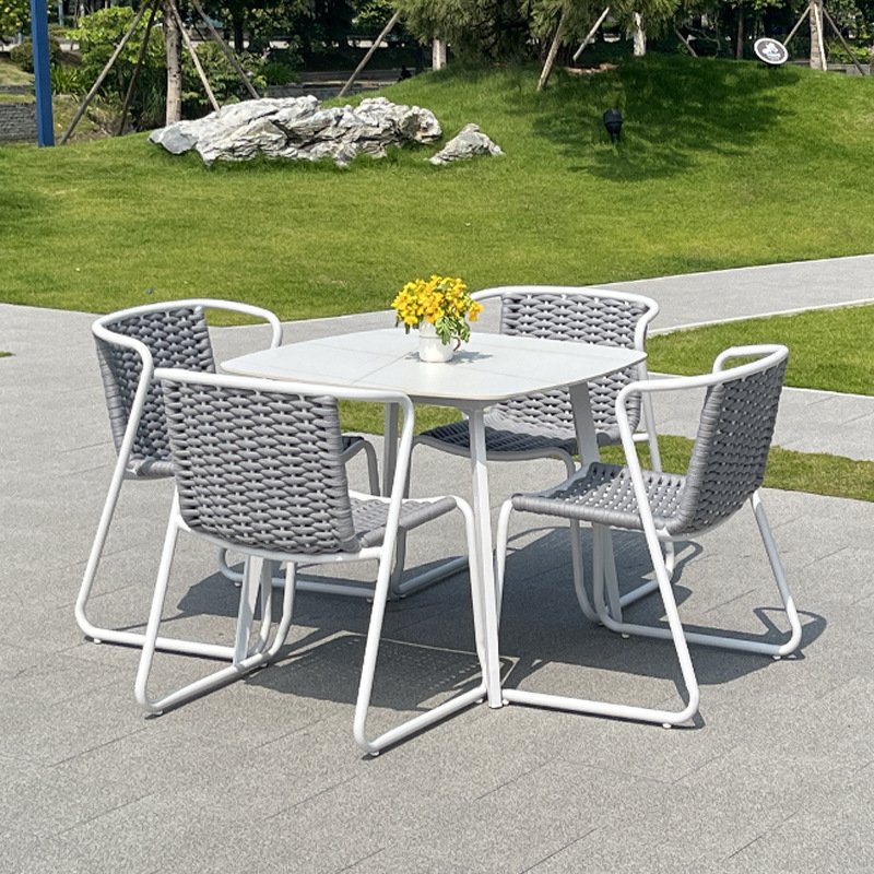 Woven Dining Chairs Set Of 4