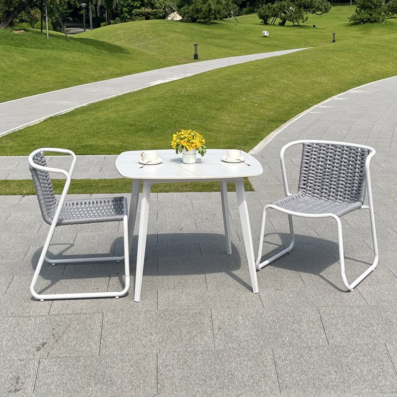 Woven Dining Chairs Set Of 4 - Image 3